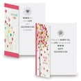 thumbnail image 3 of Faith Hearts & Blossoms Valentine Greeting Cards - Set of 8 (4 designs), Large 5" x 7", Religious Valentines Cards with Scripture, 3 of 7