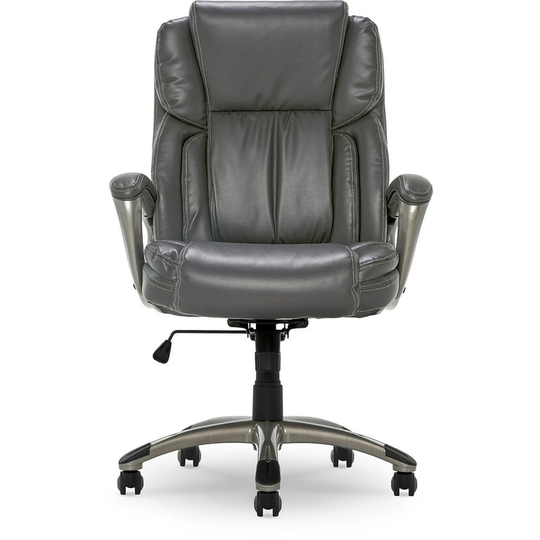 Serta works bonded leather executive office chair discount