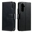 thumbnail image 3 of Allytechgroup Wallet Case for Samsung Galaxy S24, 9 Cards Slots Flip Stand RFID Blocking Bumper Shockproof Vintage PU Leather Phone Case Cover for Galaxy S24, Black, 3 of 14