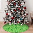 thumbnail image 5 of Yiaed St Patrick's Day Print Christmas Tree Skirt , Tree SkirtsTree Mat for Christmas Winter Holiday Indoor Decorations-48", 5 of 7