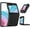 Black, variant on Compatible with Samsung Galaxy Z Flip 5 5G 2023 Phone Case Cell Accessories Heavy Duty Slim Rubber Protective Hard PC Anti-Slip Hybrid Cover for ZFlip5 Z5 Flip5 5Z Women Men Sliver