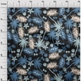 thumbnail image 2 of oneOone Viscose Chiffon Black Fabric Tree Quilting Supplies Print Sewing Fabric By The Yard 42 Inch Wide, 2 of 4