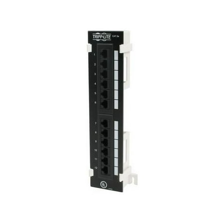 UPC: 0037332013170 | TRIPP LITE N050-012 12-Port Cat5e Wall Mount Patch Panel 568B RJ45 Ethernet