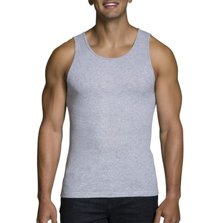 Fruit of the Loom Men's Black and Gray A-Shirts, 4 Pack