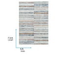 thumbnail image 2 of Livabliss Area Rugs for Living Room, 5x7 Beckham Modern Light Slate Rug, Bedroom Dining Room Home Decor Stain Resistant Carpet (5' x 7'5"), 2 of 5