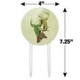 thumbnail image 2 of Acrylic Deer Heads Trio Design Hunting Hunter Camouflage Cake Topper Party Decoration for Wedding Anniversary Birthday Graduation, 2 of 6