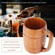 thumbnail image 5 of Taza De Té De Madera Maciza De Primer Grado, Colección De Cerveza Taza De Madera Suave Tazas De Cerveza Artesanales Para El Café Para Té., 5 of 7