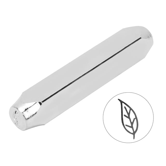 Punch Stamping Tool, Leather Different Shape Punch Set Carbon Steel Design Stamping Tool Set for Imprinting Metal Plastic Wood Leather