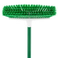 thumbnail image 4 of Libman 13" Indoor Smooth Surface Push Broom with Steel Handle, Green and White, 4 of 5