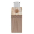 thumbnail image 2 of 4 jarrones de cristal con forma de tubo de ensayo en soporte de madera para macetas de plantas hidropónicas, decoración del hogar y el jardín, 2 of 8
