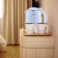 thumbnail image 3 of Westinghouse Electric Cordless Kettle, Crafted with 1.8L Capacity, Double Wall Housing, Auto Shutoff, Stainless, Steel Interior, Concealed Heating Element, and 360° Swivel Base and Cord Storage (Blue), 3 of 9
