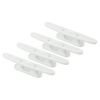 4" Nylon Boat Dock Cleat Kayak Cleat Dock Rope Tie Cleat for Marine Deck, White 4 Pack