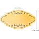 thumbnail image 2 of unbranded 4Ud De Puerta Relieve En Acrílico Dorado Decorativa 3D Para Hotel Oficina Apartamento, 2 of 6