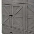 thumbnail image 5 of Queen Size Murphy Bed with Large Drawers & USB Ports, Brushed Gray, 5 of 10