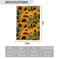 thumbnail image 3 of Easygdp Sunflowers 7 Garden Flag Yard Flag Welcome Flag, Double-Sided, Weather Resistant for Outdoor Decor - 12.5"x18", 3 of 9