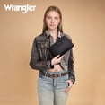 thumbnail image 7 of Wrangler Wristlet Clutch Wallet for Women Large Capacity Zipper Pouch with Detachable Wrist Strap, Black, 7 of 7
