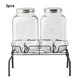 thumbnail image 4 of Advancent Cubo de agua fría de vidrio resistente a la corrosión, 2 piezas, para restaurante, dispensador de alta capacidad, tarro de vidrio Teteras, 4 of 6
