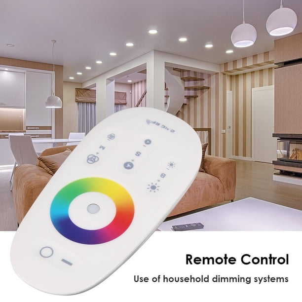 Controlador remoto 2,4G pantalla táctil LED RGB tira inalámbrica RF Kits de control