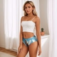 thumbnail image 5 of Womens Underwear Blue Sky Winged Cat Cuteness No Show Seamless Underwear for Women, Soft Stretch Women's Panties, Hipster Ladies Panties Bikini Underwear Briefs, 5 of 6