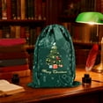 thumbnail image 4 of Christmas Drawstring Bags,Stand Up Gift Bags,Sacks Xmas Wrapping Storage Bags for Christmas Candy Goodie Holiday party Favors,Xmas Holiday Party Decoration Supplies(Green,11.81 x 15.75 Inch), 4 of 5