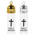 thumbnail image 1 of 2 botellas de agua bendita católicas para primera comunión, recipientes de vidrio para deseos bíblicos y bendiciones, para iglesias, bodas y fiestas., 1 of 7