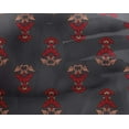 thumbnail image 4 of oneOone Georgette Viscose Fabric Leaves & Floral Block Print Fabric BTY 42 Inch Wide, 4 of 4