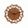 thumbnail image 5 of linyes 12 Inch Wooden Wall Clock Silent Non-Ticking Decorative For Home Office Bedroom, 5 of 8
