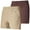 Khaki / Espresso, variant on Ultra Performance Men's Swim Trunk's 2 Pack Mens Board Shorts 7 inch Inseam Swimming Trunks & Bathing Suits for Men Navy/Charcoal