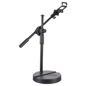 Raindrops Téléphone Stand Overhead Téléphone Standing Square Base Noir 1Pack