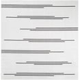 thumbnail image 2 of Unique Loom Outdoor Modern Collection Area Rug - Miranda (7' 10" Square White and Black), 2 of 6