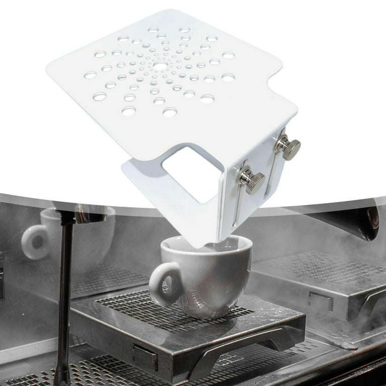 Coffee Weighing Stand Anti Slip Espresso Machine Scale Rod Protection Coffee  Scale Rack for Espresso Machine Accessories Coffee Extraction White 