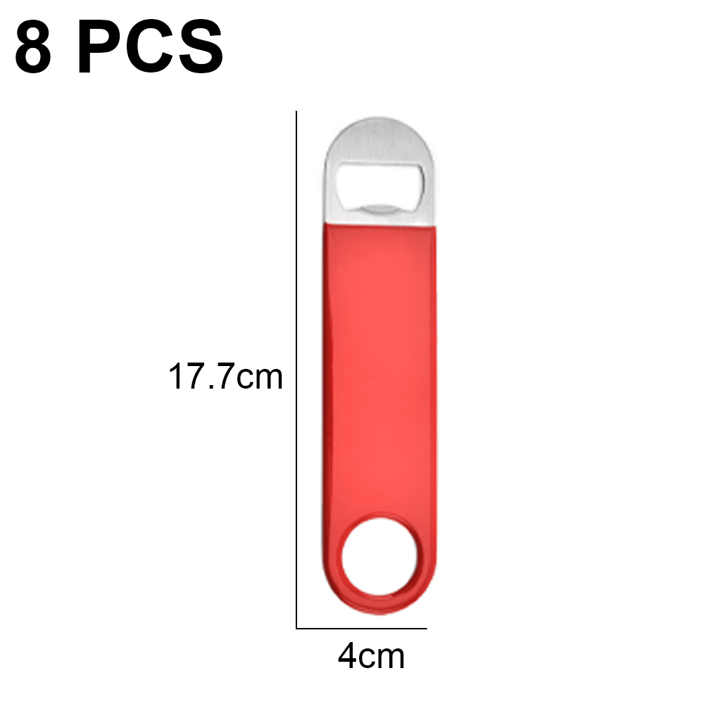 Ouvre-bouteille Plat En Acier Inoxydable, Ouvre-Bouteille De Bière Pour Cuisine, Bar Ou Restaurant