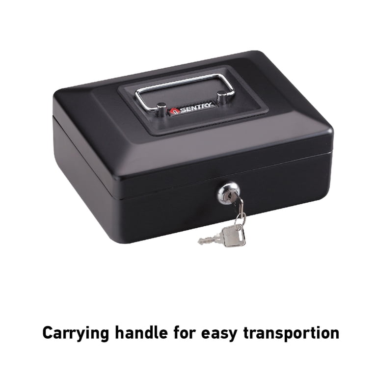 CB-8 Portable Steel Cash Box with Key Lock photo 3