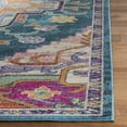thumbnail image 3 of SAFAVIEH Crystal Debra Southwestern Runner Rug, Teal/Rose, 2'2" x 13', 3 of 8