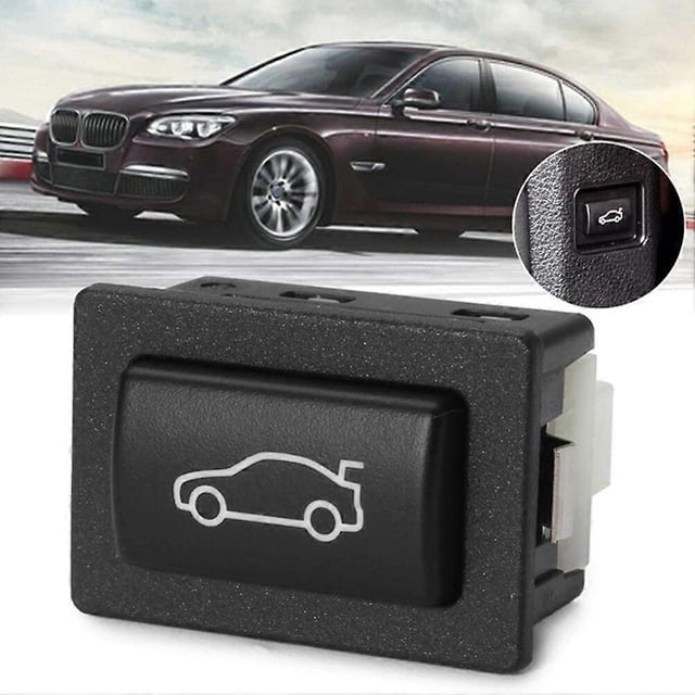 Universal Car Trunk Unlocking Switch Button Plastic Black for BMW F20 F30 F35 F10 F11 F18 E84 61319200316 2011-2014