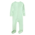 thumbnail image 3 of SXIMEE Bamboo Viscose Long Sleeve Pajamas For Unisex Baby, 2 Way Zipper with Mitten Cuffs, Non-Slip Sleepers, Sleep 'N Play, 3 of 6