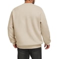 thumbnail image 3 of KISSMODA Men's Crewneck Sweatshirt Casual Long Sleeve Sweat Shirts Comfy Basic Winter Pullover Shirt, 3 of 4
