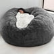 thumbnail image 1 of Inicio Esponja Cama Bean Bag Funda para silla Funda para dormitorio doble Balcón Sofá grande Funda r TOMSHOO Cubierta de la bolsa de frijoles, 1 of 3
