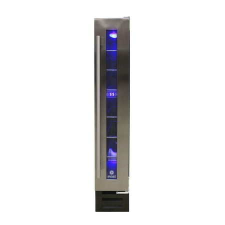 Vinotemp - 7-Bottle Built-In Wine Cooler - Black