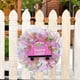 thumbnail image 1 of Corona de Pascua para Puerta | Diseño de Camión de Primavera de Malla Rosa | Corona Floral Decorativa de 42 Cm para Puerta de Entrada, Paredes, Decoración Del Hogar, Interior y Exterior, Regalo para, 1 of 6