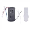 thumbnail image 2 of 8X Reemplazo del Kit de Control Remoto Universal para Ventilador de Techo, 6 Velocidades y Sincronización, Reemplazo Remoto para Luz de Ventilador de Techo CC, 2 of 9