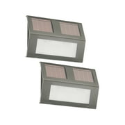 Nature Power (21060) Bronze Solar-Powered Integrated LED Step Lights (2-Pack)