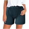 thumbnail image 1 of Yuyuzo Women Athletic Shorts Elastic High Waisted Sweat Shorts Solid Color Wide Leg Running Shorts, 1 of 6