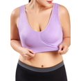 thumbnail image 3 of Enwejyy Women' Underwear Activewear Seamless High Stretch Pure Casual Sports Bra Women's Plus, 3 of 4
