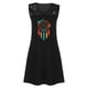 thumbnail image 4 of Vestidos de chaleco de encaje de playa estampados sin mangas casuales de moda de verano para mujer Fridja  hj4052, 4 of 5