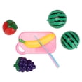 thumbnail image 2 of Jouets de Découpe de Fruits pour Enfants Ensemble de Simulation de Cuisine en Plastique pour Tout-Petits Version Fraise Multicolore, 2 of 8