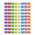 thumbnail image 2 of 80Pcs 16mm Chicken Leg Bands with 8 Colors,Colorful 01-80 Numbered Chicken Identification Leg Bands, 2 of 5