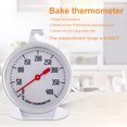 thumbnail image 3 of Hicess Oven Thermometer Multi-purpose Heat Resistant Stainless Steel Hangable Large Dial Thermometer Kitchen Tools, 3 of 8