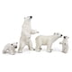 thumbnail image 2 of Toymany 4pcs Figuras de oso polar Conjunto de juguetes, 2-5 "Figuras de animales polares de plástico realistas Toymany Toymany, 2 of 2