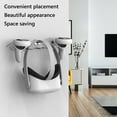 thumbnail image 5 of Geekria VR Wall Mount Stand Compatible with Meta/Oculus Quest Pro/Quest 2/Valve Index/HTC Vive/Playstation VR Game Accessories Storage Stand Holder Hook VR Headset (White), 5 of 6